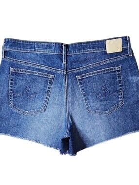 AG Adriano Goldschmied Hailey Cut-Off Ex-Boyfriend Shorts. Womens Size: W32x03L.